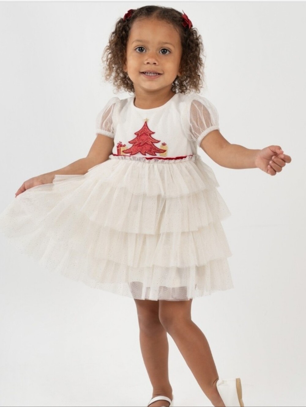 Rare Editions Christmas Holiday Dress With Matching Diaper Cover. Nwt